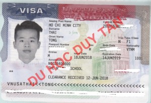 Du học Mỹ - Chúc mừng Thái Tông đã đậu visa Du học Mỹ!